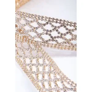 Lovisa crystal belt Black Mesh Diamante Belt - Lovisa main image 2